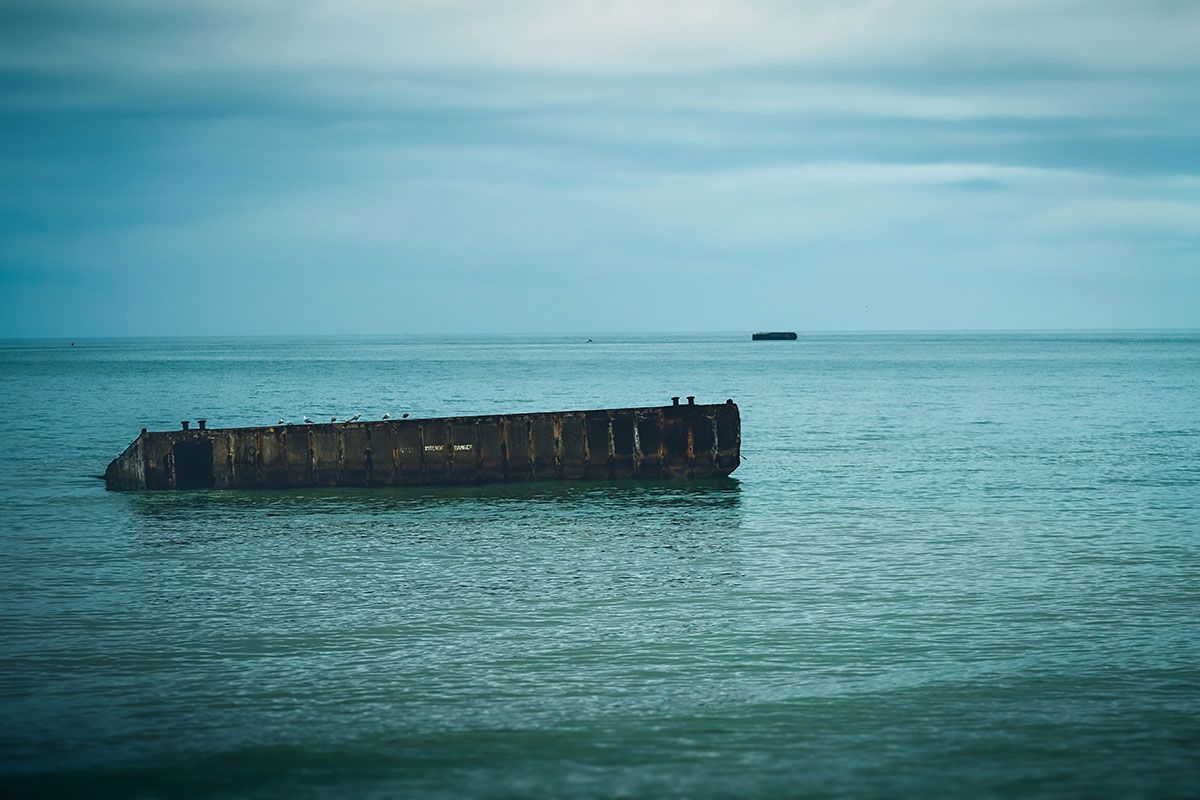 Amongst the UK's military construction efforts, the Mulberry Harbours used to support the Allied invasion of Europe were critical.